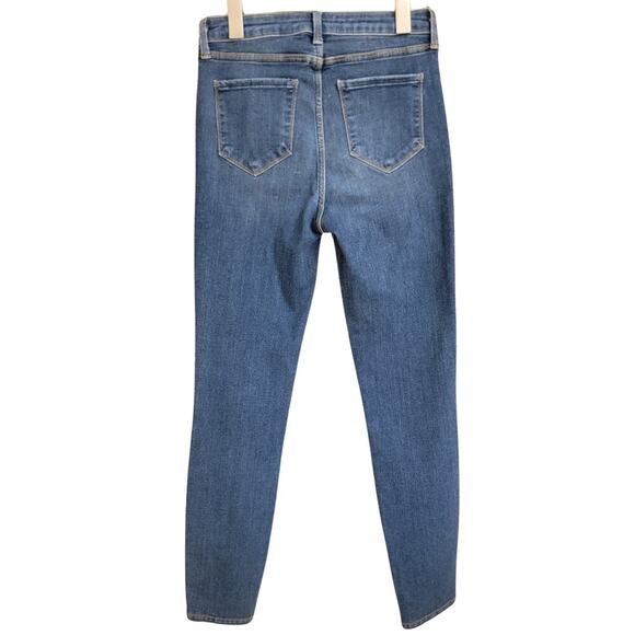 L'AGENCE Margot Dark Vintage Skinny High Rise Super Stretch Jeans Womens 27 - Picture 9 of 13